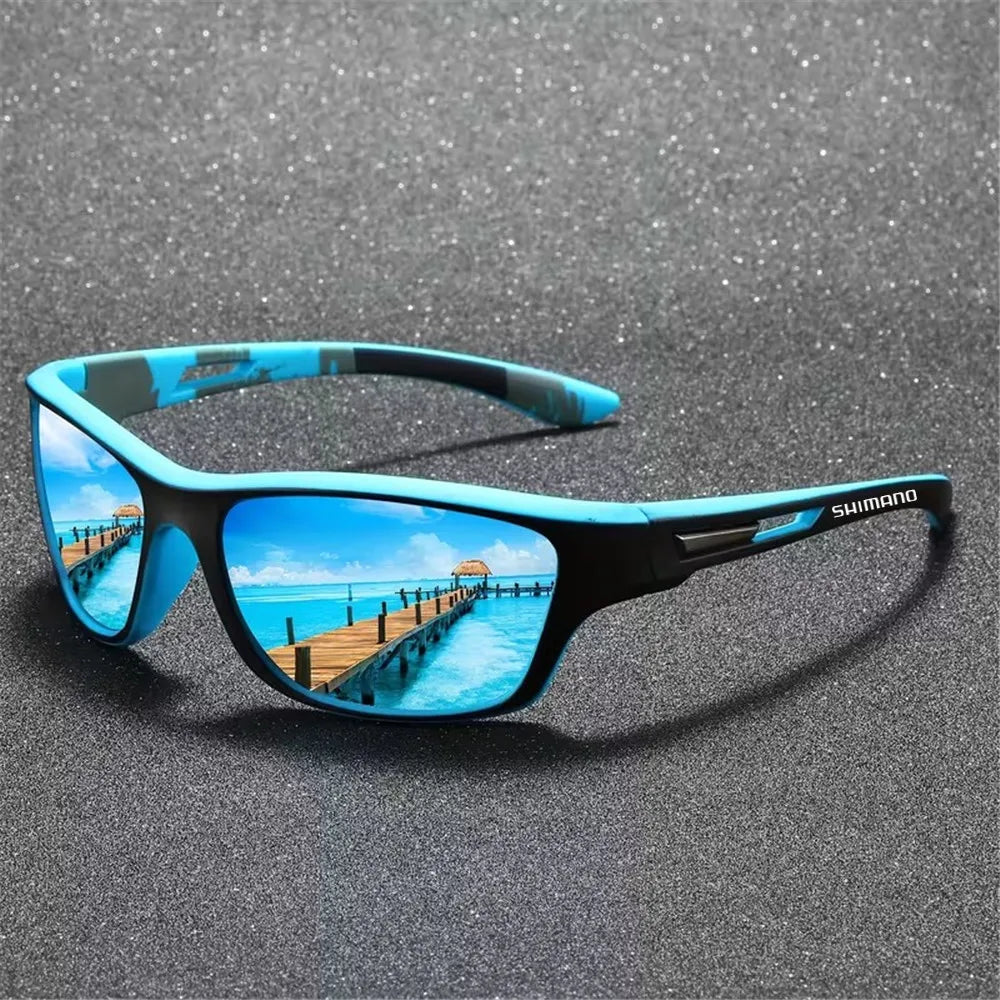 Shimano Unisex Polarized Sunglasses UV400 Outdoor Sports Protective Fashion Sunglasses for Hunting Fishing Driving And Cycling