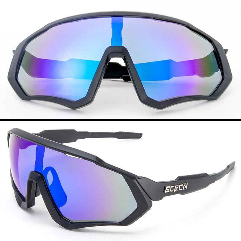 SCVCN JV UV400 Sport Cycling Glasses Road Sunglasses Bicycle Eyewear Mountain Bike MTB Cycl Goggles running glasses