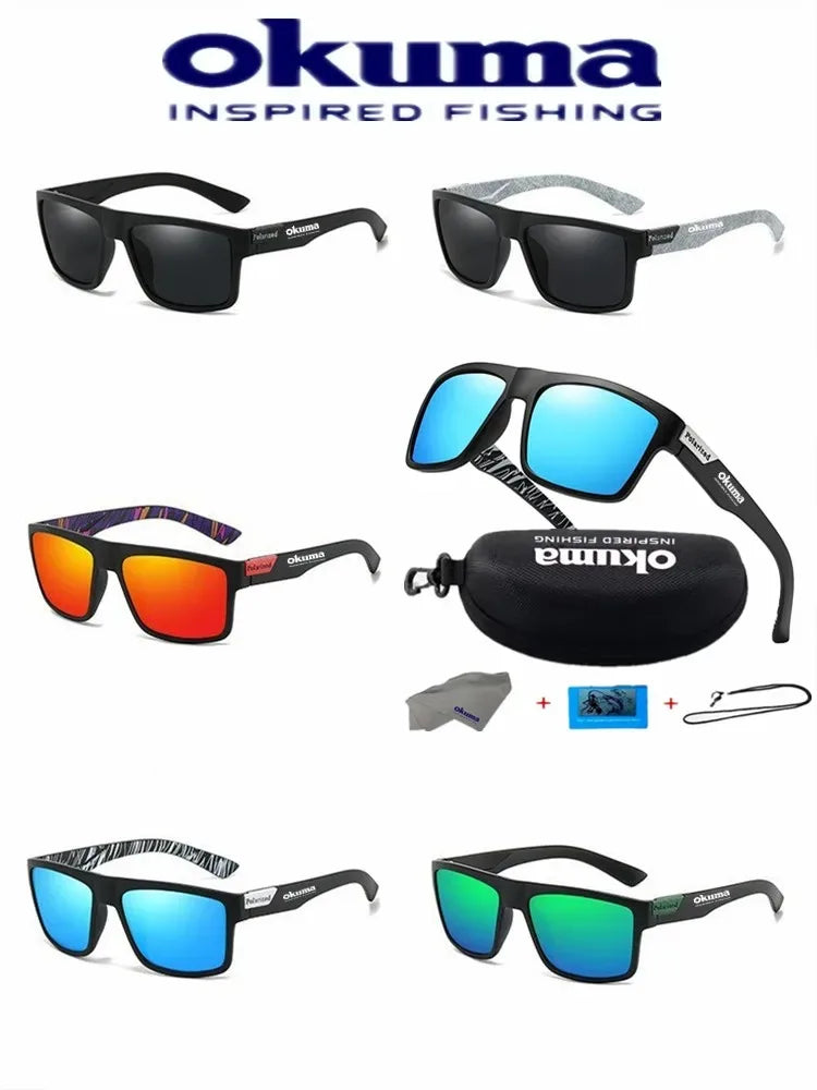 Okuma JV - Unisex UV400 Polarized Glasses, suitable for outdoor sports such as driving, fishing, cycling, hiking, etc
