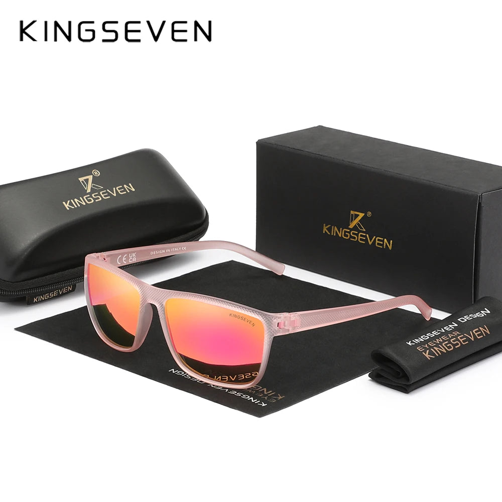KINGSEVEN JV New Polarized Sunglasses Women Driving Classic Square Frame Sun Glasses sunglasses for Men Outdoor Travel 755