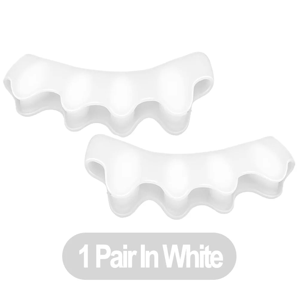 Silicone Toe Separator, Bunion Corrector Toe Spacers to Correct Bunions Toe Straightener Toe Stretcher Gel Toe Separators
