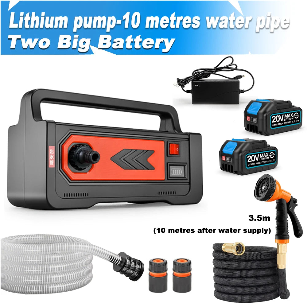 Makita Compatible 18V JV 30M Mini Wireless Cordless Water Pump Durable Agricultural Irrigation Car Wash Spraying Home Vegetable Garden Battery Supplies