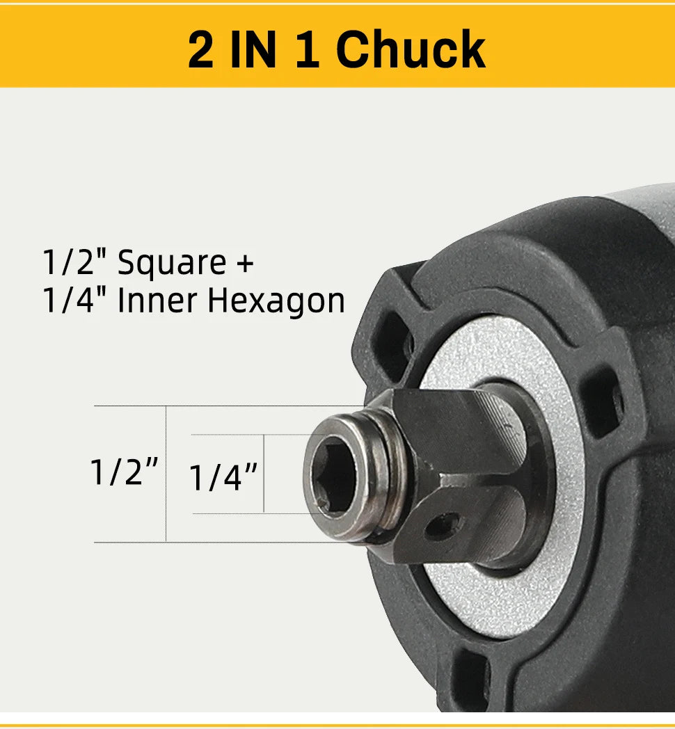 DEWALT DCF921 18V 20V 1/2 in Cordless Compact Impact Wrench