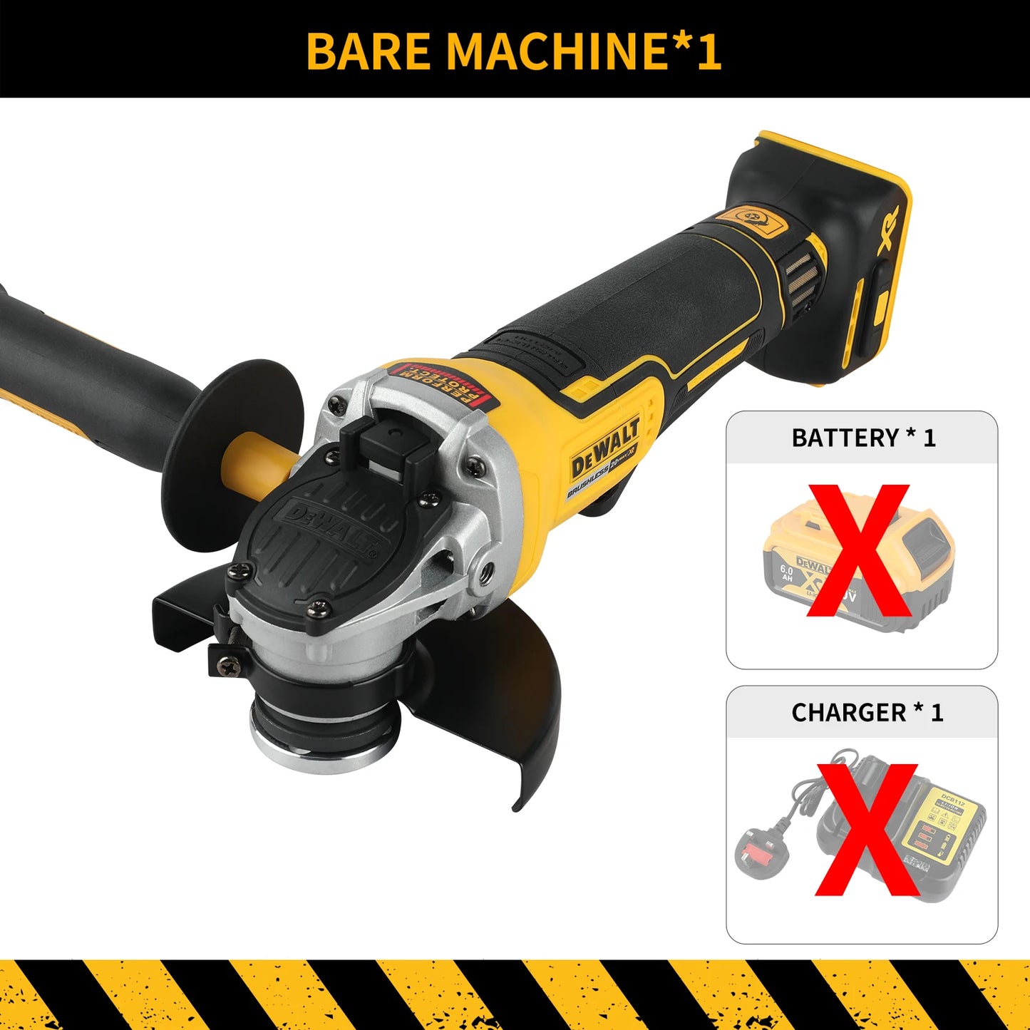 DeWalt DCG406 18V - 20V Brushless 125mm Angle Grinder- FLASH SALE
