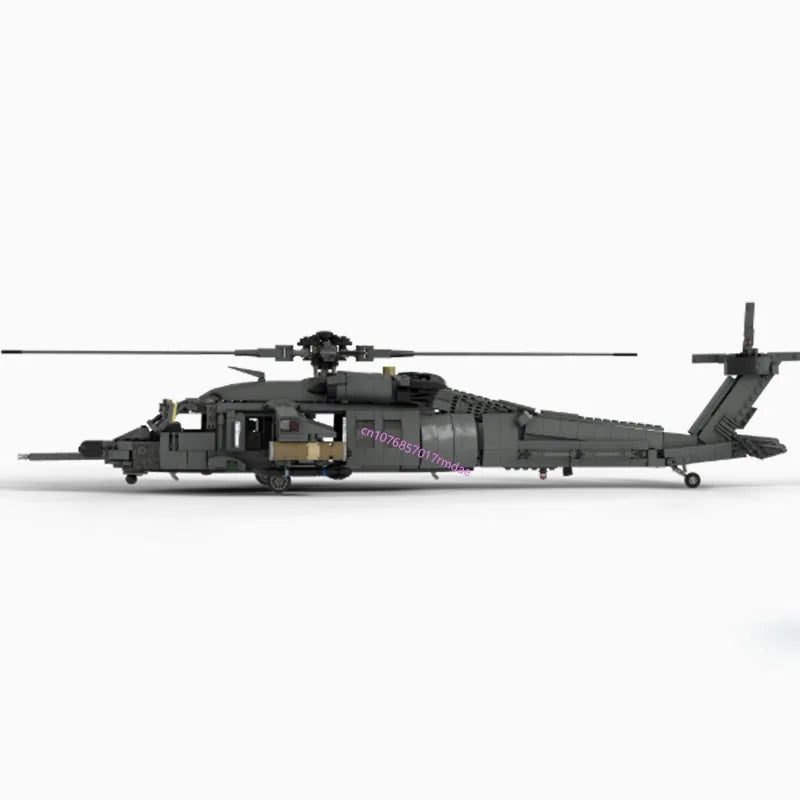 Black hawk JV NEW 1547PCS WW2 Military MOC US MH-60L Black Hawk helicopter Model DIY creative ideas Fighter Plane ChildToy AssemblyPuzzle Gift