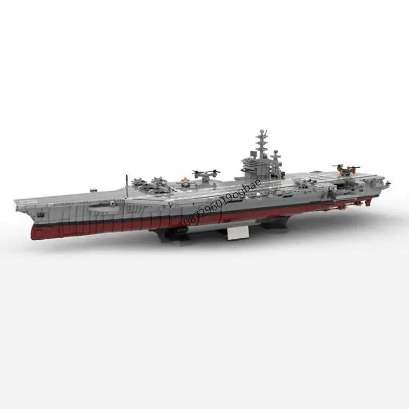 Nimitz JV 6030PCS WW2 Military MOC1:300 scale USS Nimitz CVN-68 Aircraft Carrier Model DIY creative ideas Child Toy Assembly Puzzle Gift