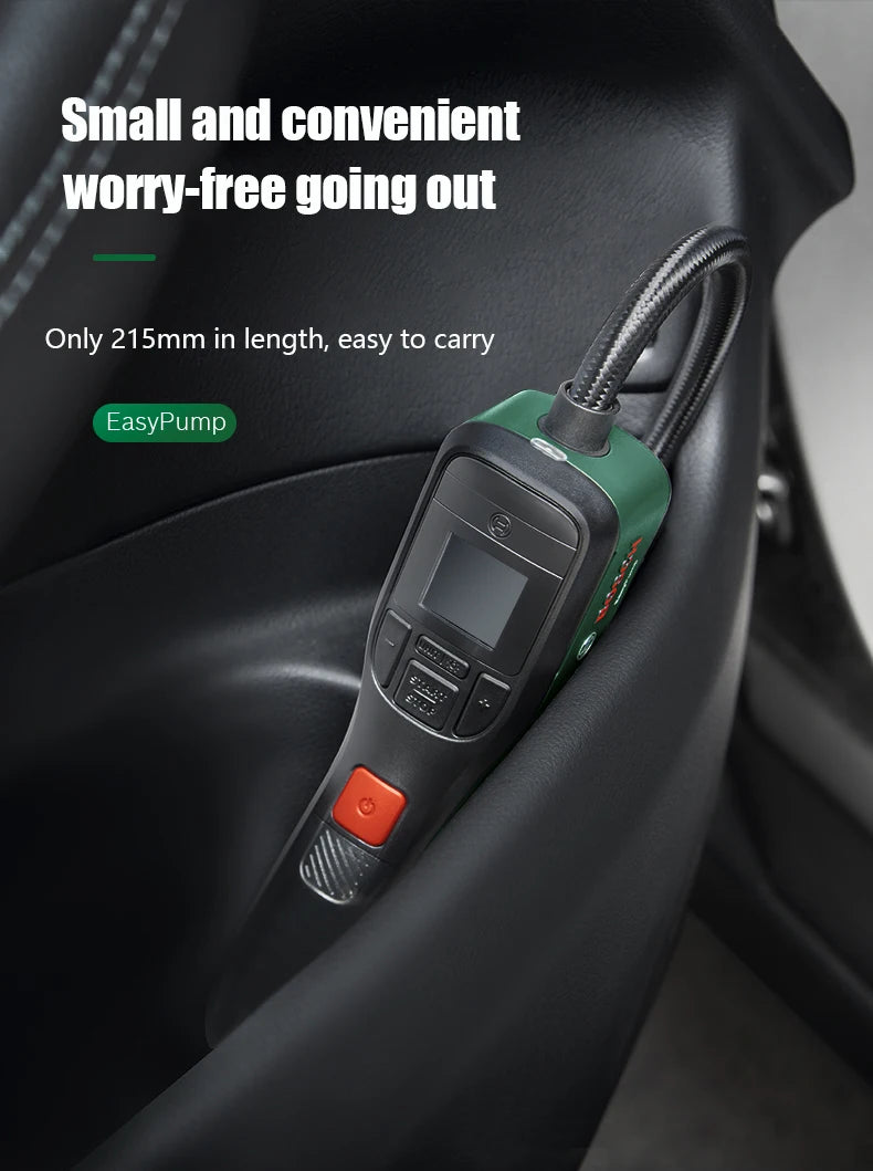 Bosch Cordless Compressed Air Pump Rechargeable Electric Pump 3.6V Portable Tire Inflatable Pump For Bicycle Car Motorcycle Ball
