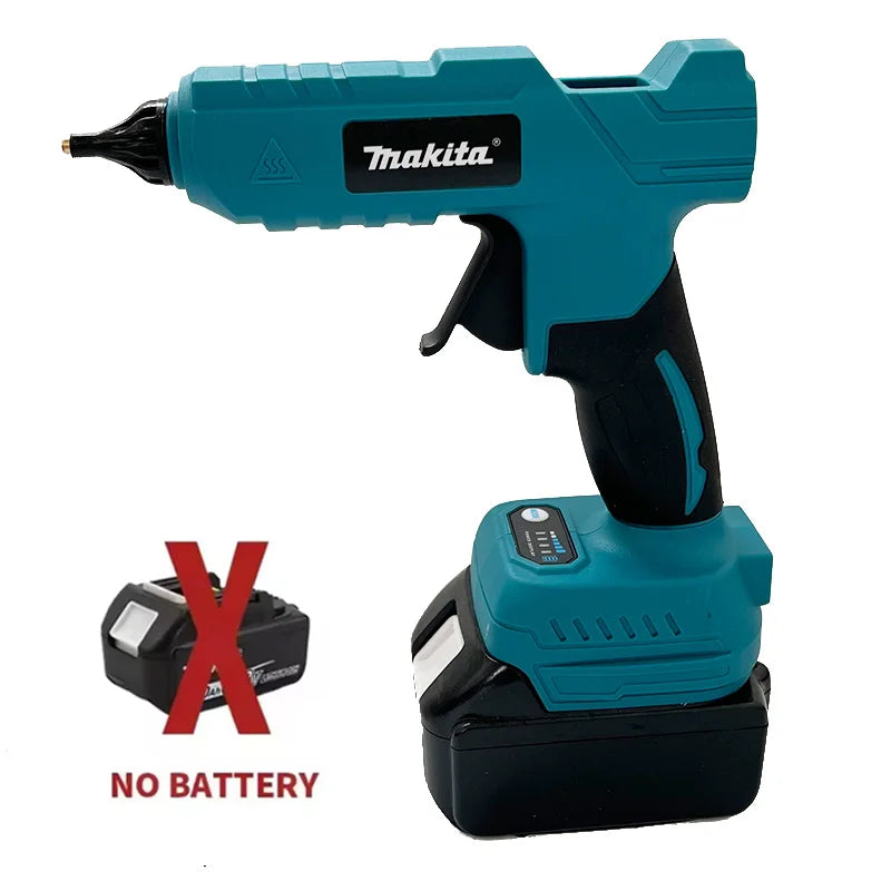 Makita 18V Cordless Electric Handheld Hot Glue Gun Repair DIY Tool Hot Melt Welding Hot Air Gun Anti-scald Nozzle for 20V Battery