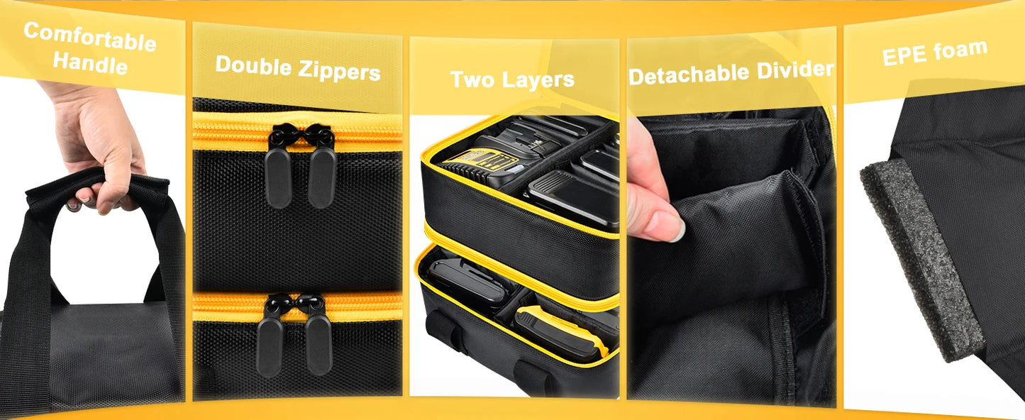DEWALT Case for DeWalt Battery & Charge