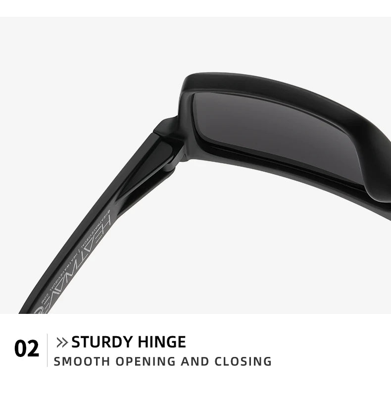 Heat Wave JV NEW High quality luxury Heat Wave brand Polarized sunglasses square Conjoined lens Women men sun glasses UV400