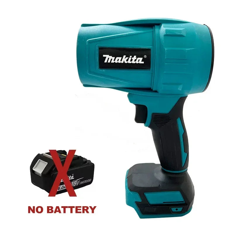 Makita 18V 30000RPM Brushless High Power Turbo Fan Blowers Electric Handheld Jet Fan Snow Leaf Dust Blowing Tool for 18V Battery