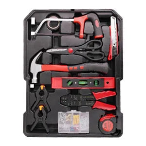 DIY TOOL KIT Household Repair Tool Set - Portable Hand Toolbox Trolly Case on Wheels, Professional Mechanics Kit With Multi-Functional Wr