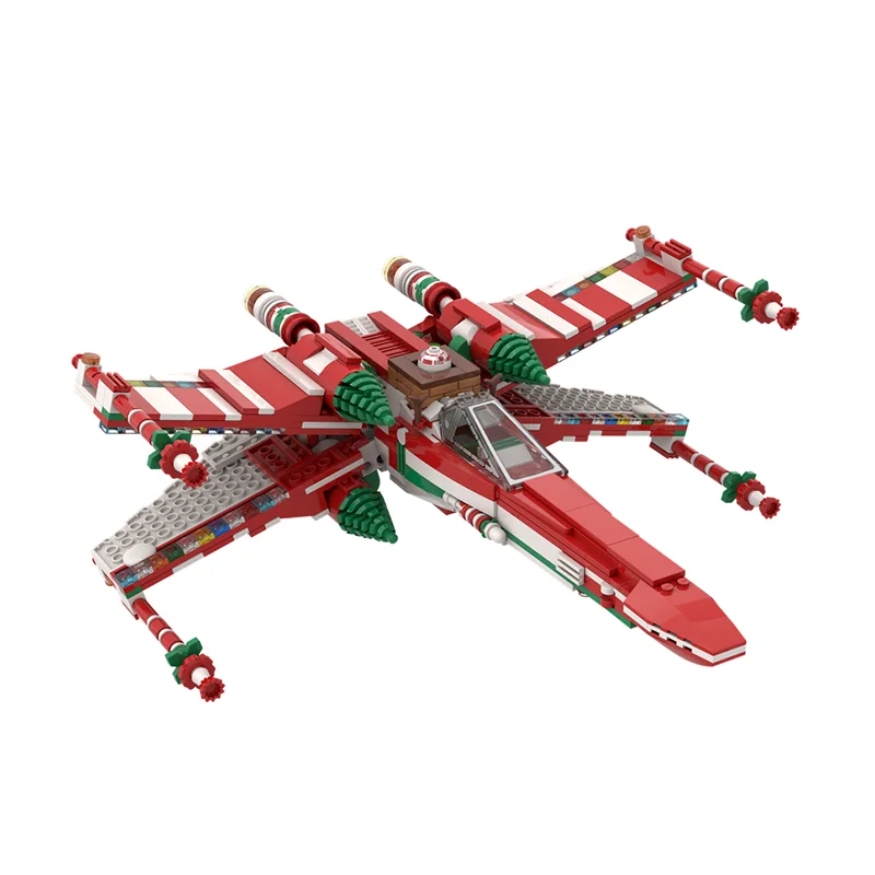 Star Wars JV NEW 733PCS star battle Movie MOC X-Wing space fighter model DIY creative ideas Christmas Child Toy Assembly Puzzle birthday Gift