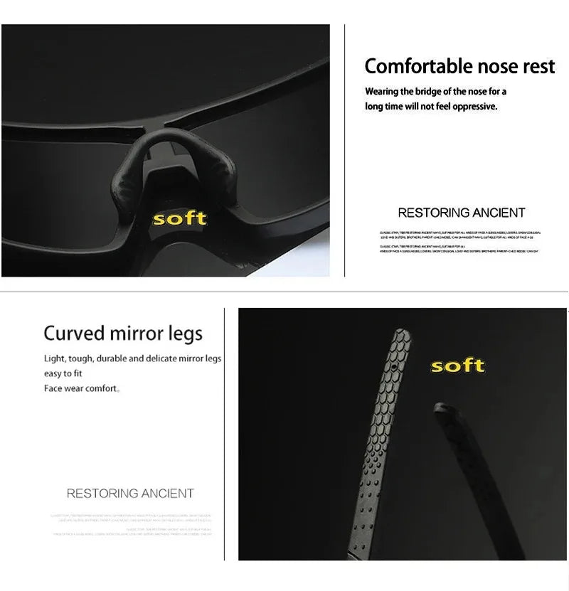 Giant JV new cycling Glasses UV400 Protection, Anti-Fog, Sports Sunglasses for Men Women with case