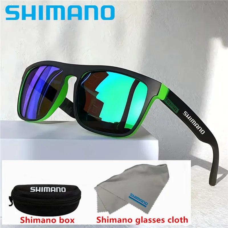 SHIMANO JV Polarized UV400 Protective Sunglasses for Men and Women Outdoor Sports Hunting Fishing Cycling Driving Fashion
