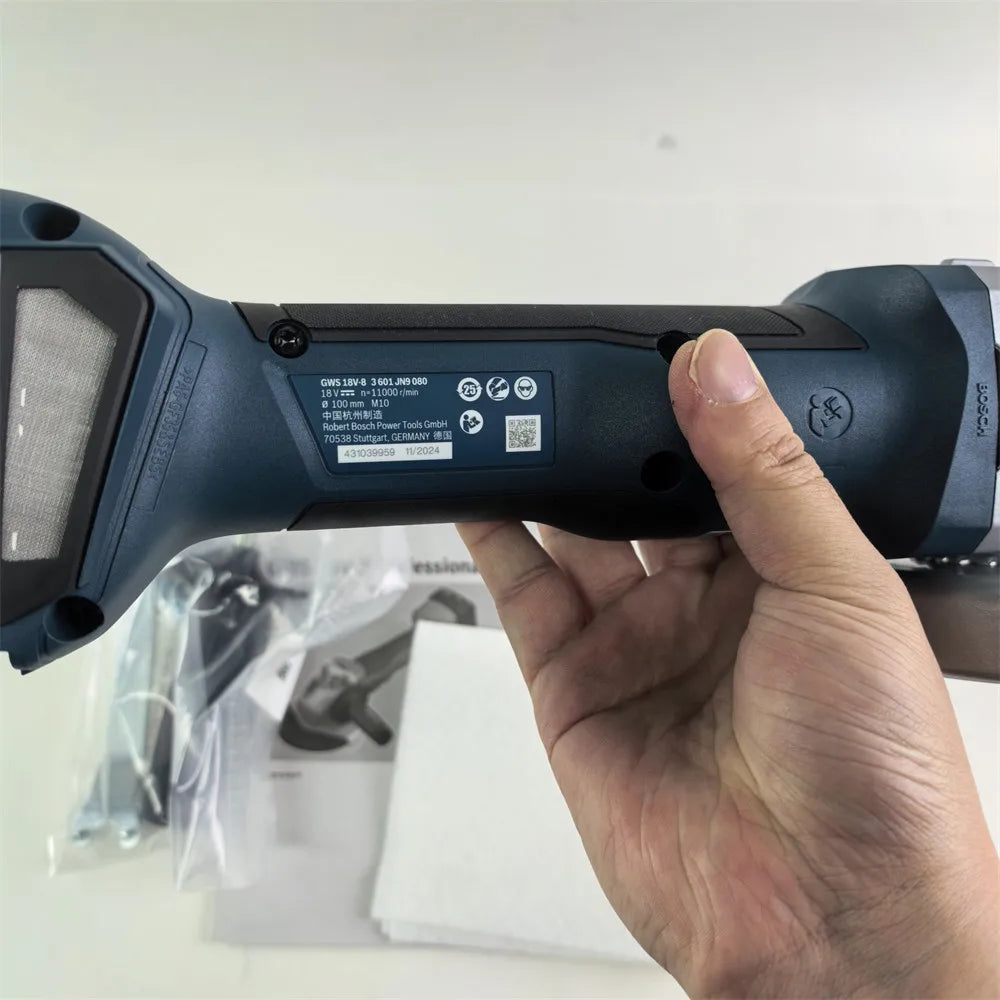 Bosch GWS 18V-8 Professional 18V Cordless Angle Grinder M10 100mm Brushless Cutting Machine 11,000 rpm Power Tools
