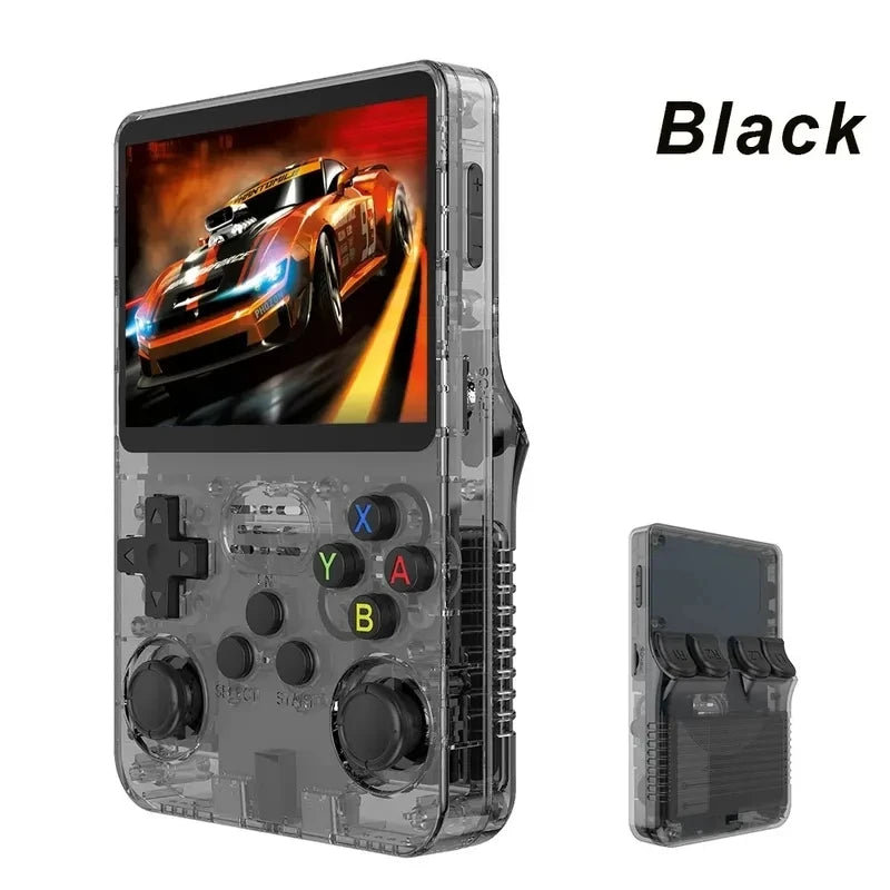 R36S new retro game console JV 3.5-inch Linux open-source system portable handheld game console with 128GB large memory
