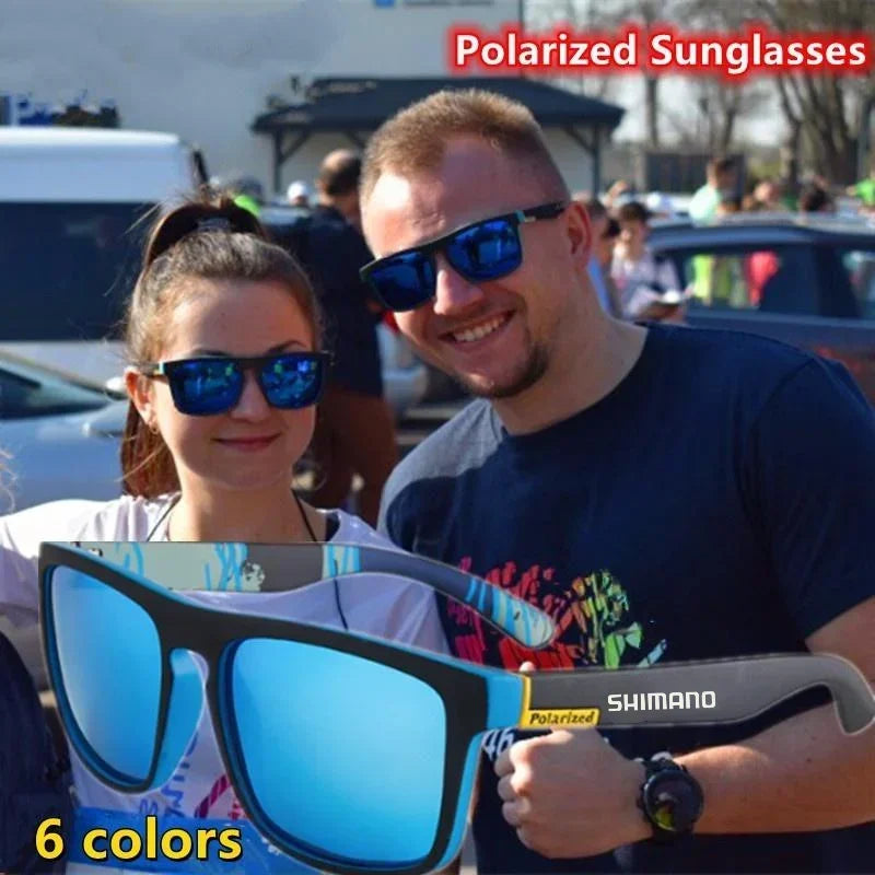 SHIMANO JV Polarized UV400 Protective Sunglasses for Men and Women Outdoor Sports Hunting Fishing Cycling Driving Fashion