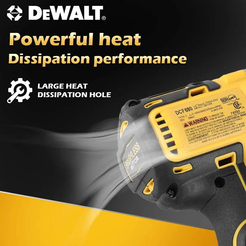 DEWALT 18V 20V MAX DCF880 Impact Wrench with 6.0Ah battery and Charger