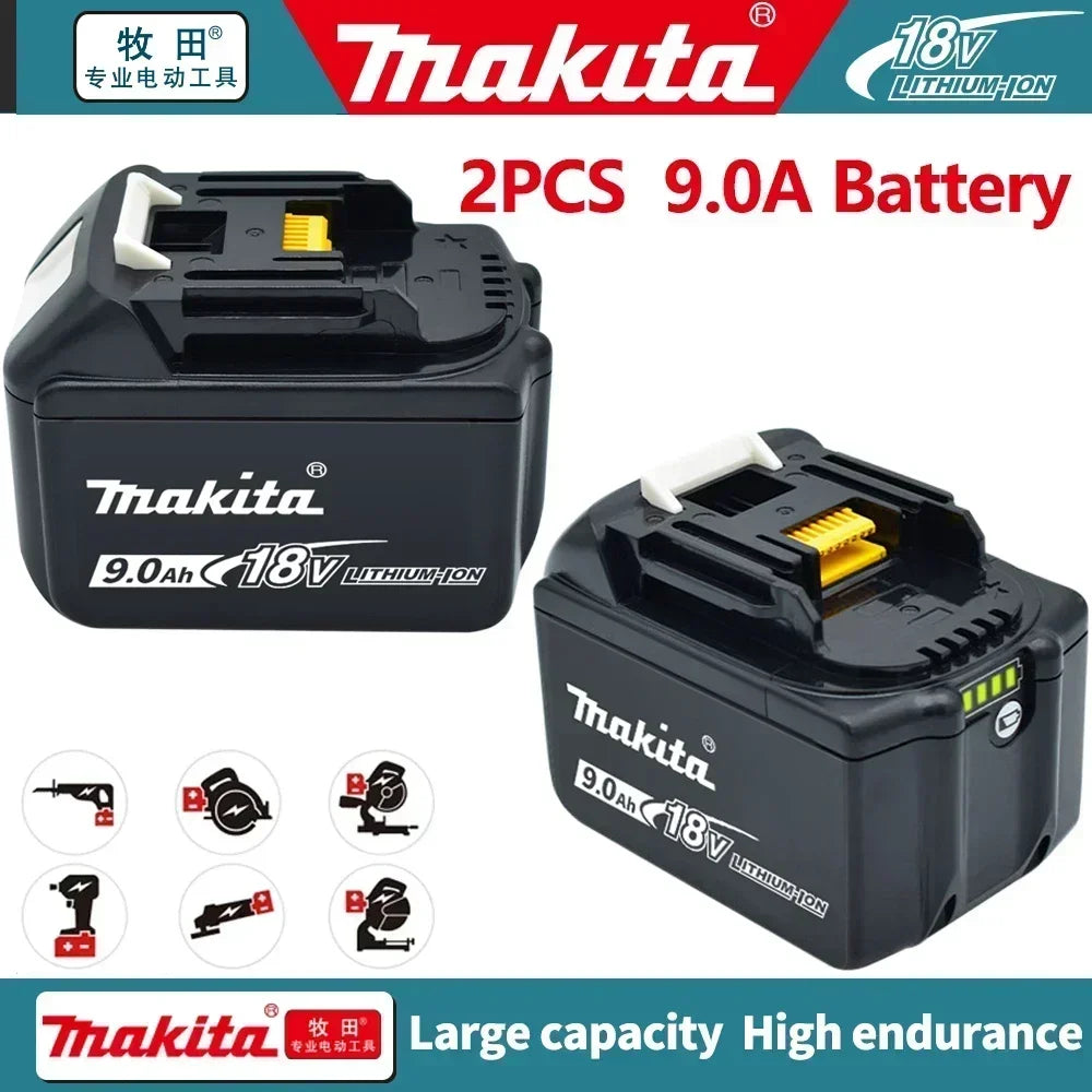 MAKITA 18V 9.0Ah Battery- 1Pk and 2Pk