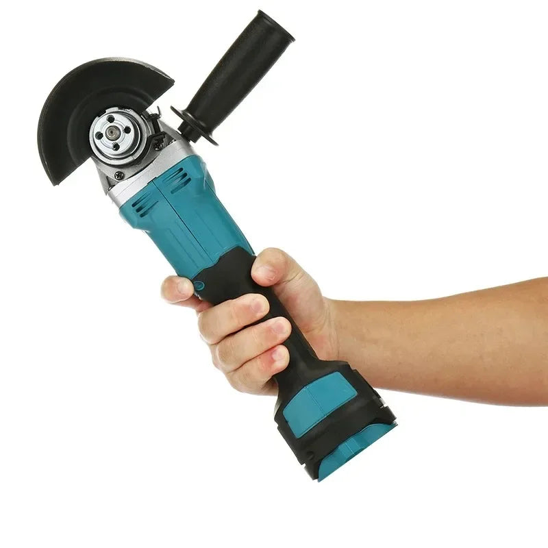 Makita Compatible 125mm Brushless Angle Grinder Cordless Li-ion Battery Powered for Cutting Polishing Grinding Compatible with Makita 18V tools