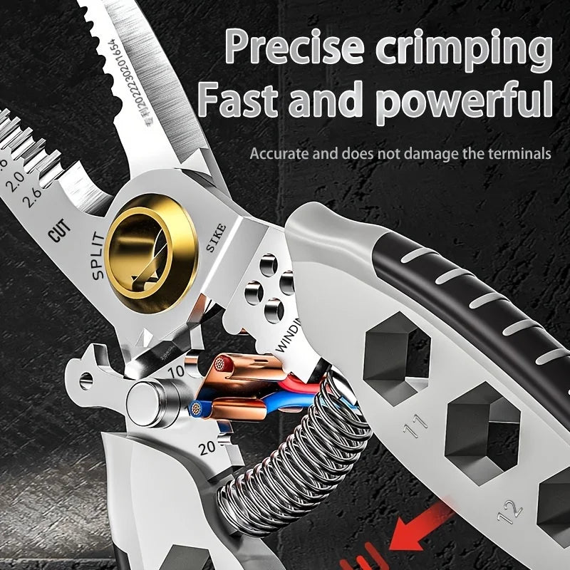 AIRAJ 9-in-1 Multifunctional Electrician Pliers