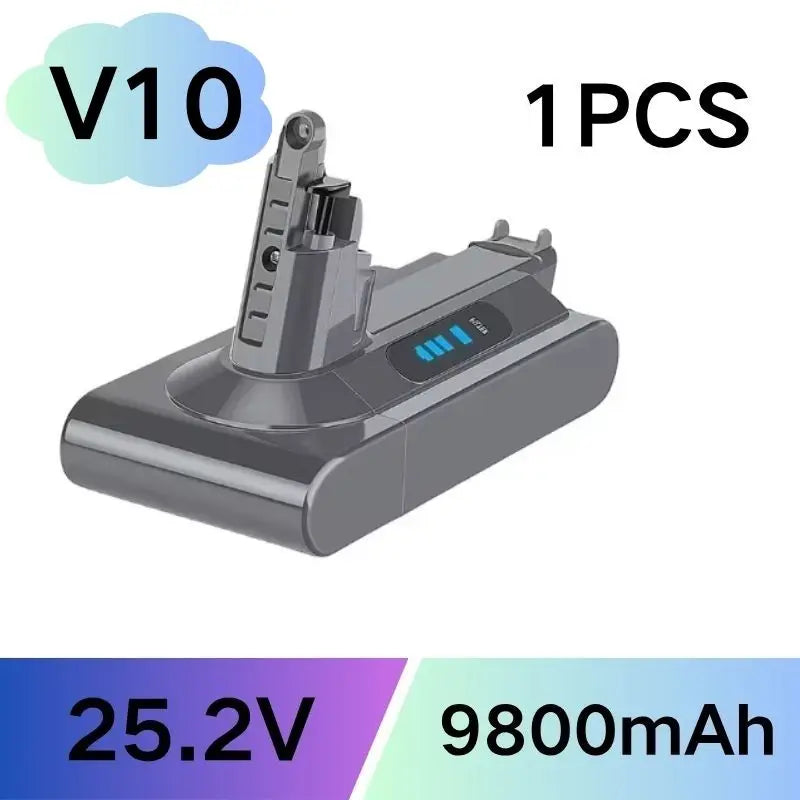 Dyson V10 Battery 25.2V SV12 For Dyson V10 Battery Animal Absolute Fluffy Cordless Vacuum Cleaner 100% new 12800mAh DYSON V10 battery