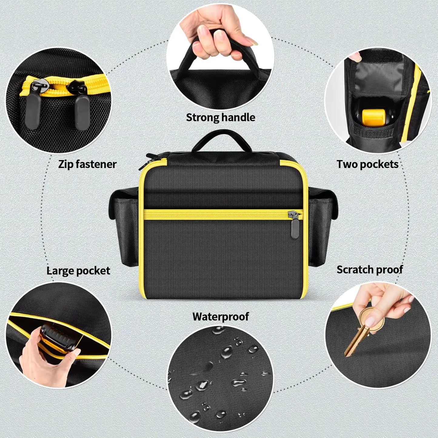 DeWalt Air Compressor Bag Case Compatible with DEWALT 18v 20V MAX Tire Inflator DCC020IB
