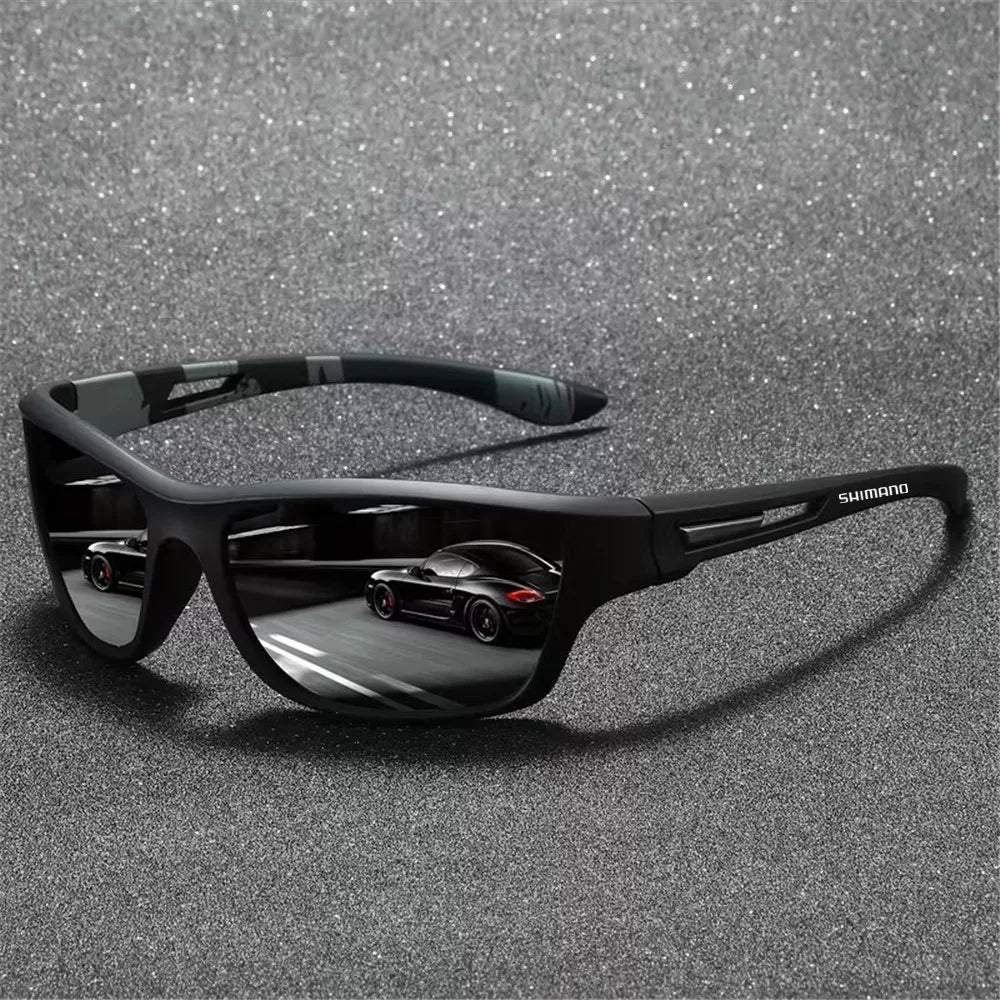 Shimano Unisex Polarized Sunglasses UV400 Outdoor Sports Protective Fashion Sunglasses for Hunting Fishing Driving And Cycling