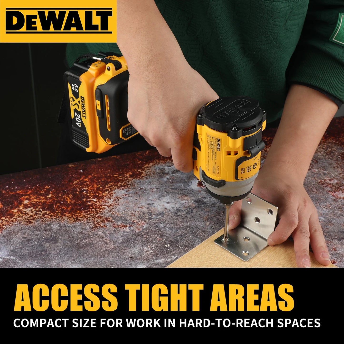 Dewalt DCF850 18V 20V 1/4 in. 3-Speed Brushless Impact Driver (Tool Only)