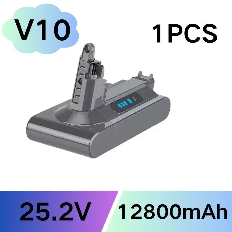 Dyson V10 Battery 25.2V SV12 For Dyson V10 Battery Animal Absolute Fluffy Cordless Vacuum Cleaner 100% new 12800mAh DYSON V10 battery