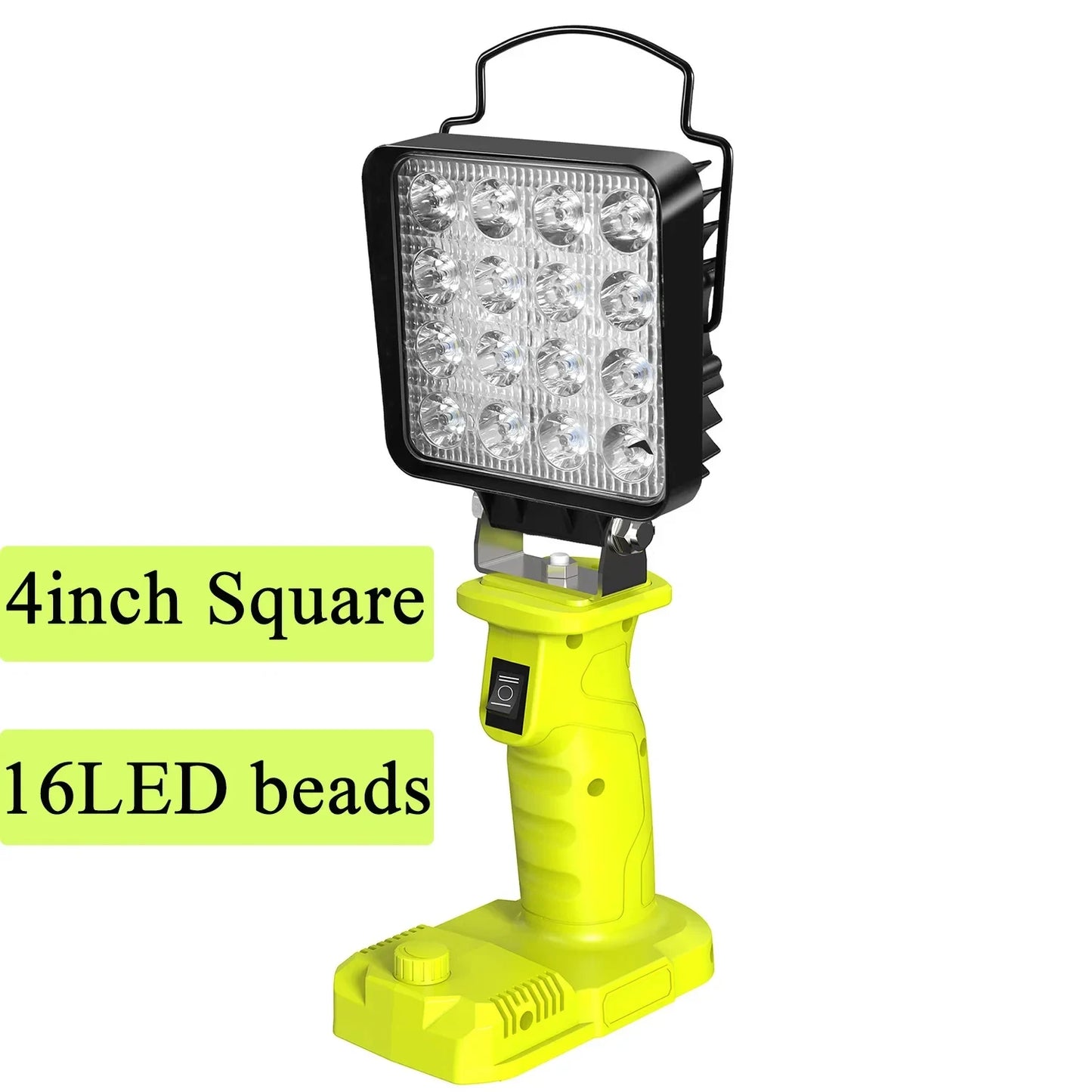 LED Work/Camp Light with USB Phone charging port for Ryobi 18V Lithium One+ Battery. 3 sizes