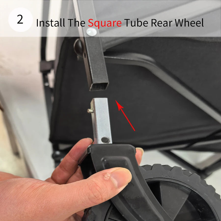 Trolley beach wagon JV Heavy Duty Large Capacity Folding Wagon Outdoor Portable Utility Cart Collapsible Pull Trolley for Shopping Beach Garden