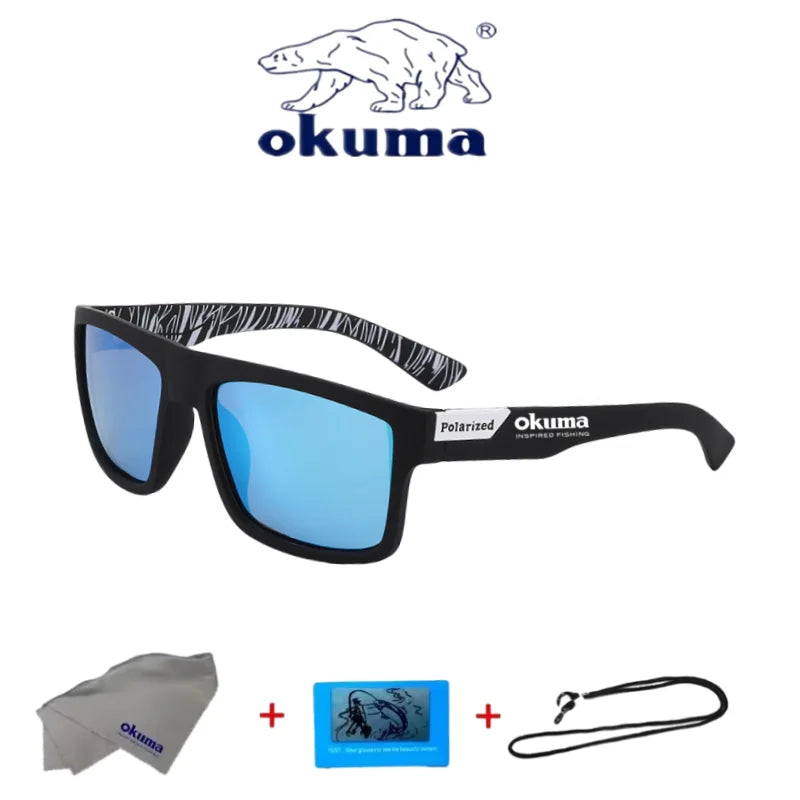 Okuma JV - Unisex UV400 Polarized Glasses, suitable for outdoor sports such as driving, fishing, cycling, hiking, etc