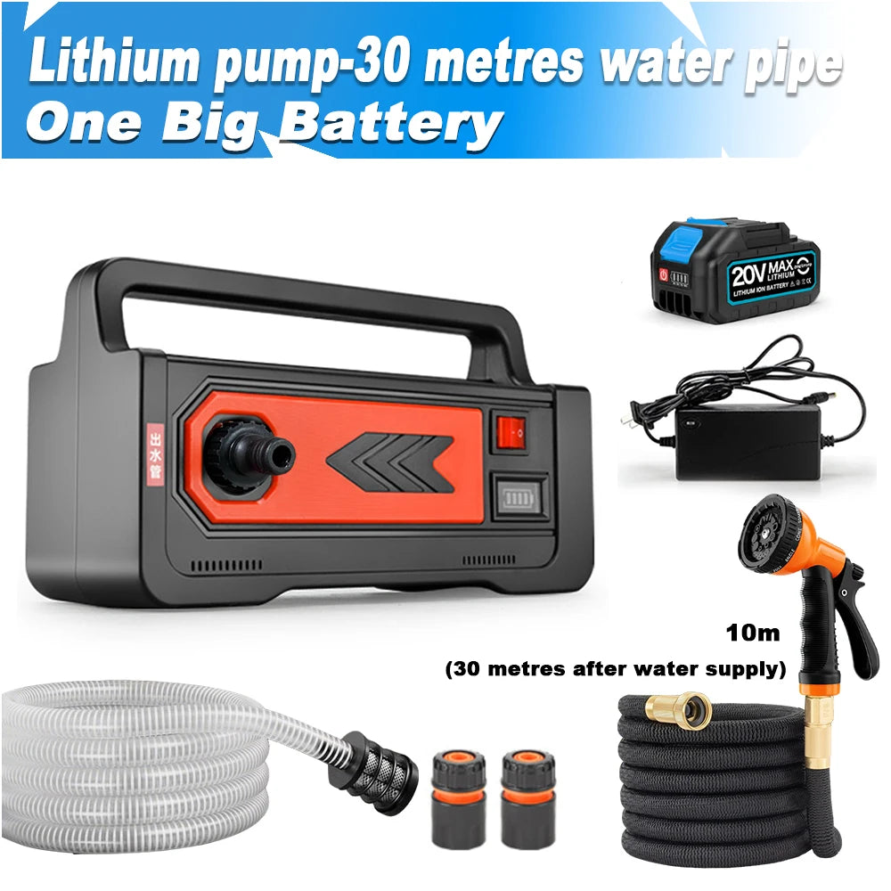 Makita Compatible 18V JV 30M Mini Wireless Cordless Water Pump Durable Agricultural Irrigation Car Wash Spraying Home Vegetable Garden Battery Supplies