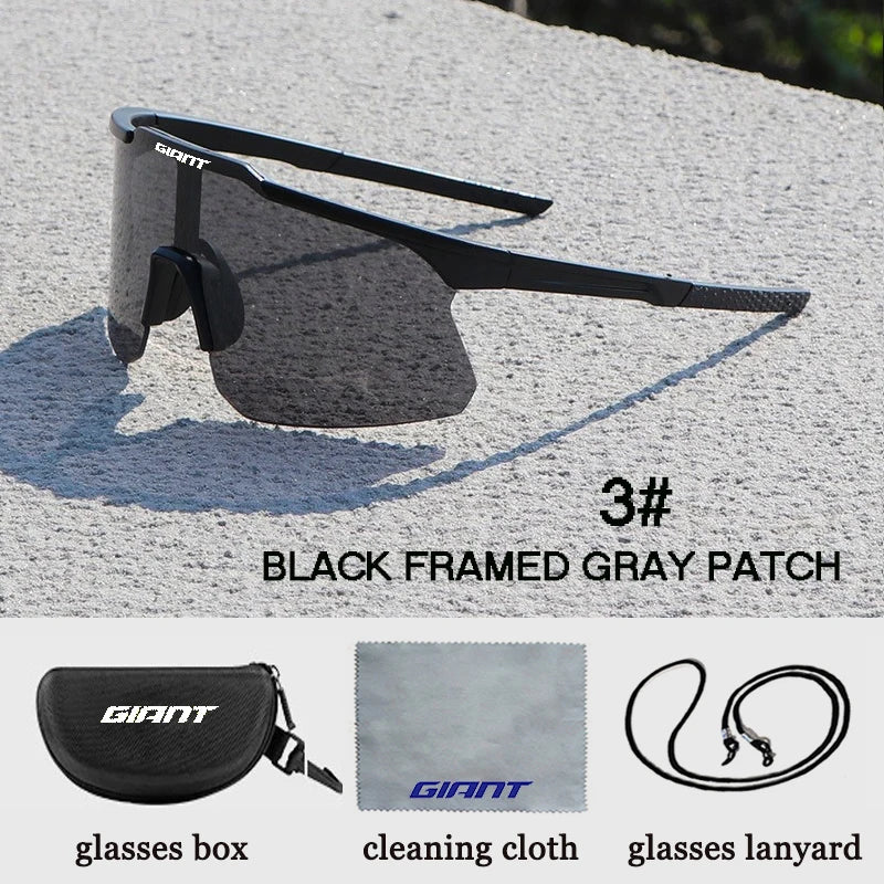 Giant JV new cycling Glasses UV400 Protection, Anti-Fog, Sports Sunglasses for Men Women with case