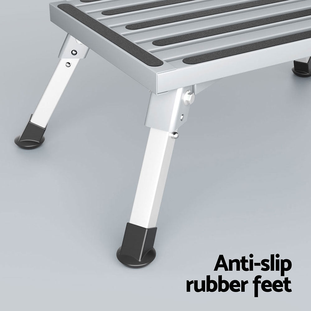 Caravan Step Folding Aluminium Step Ladder Stool