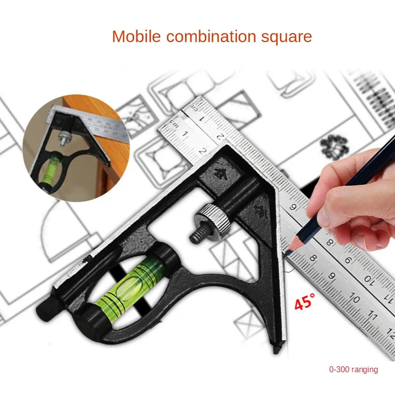Toolbox World Combination Sliding Square ā Accuracy in Every Angle