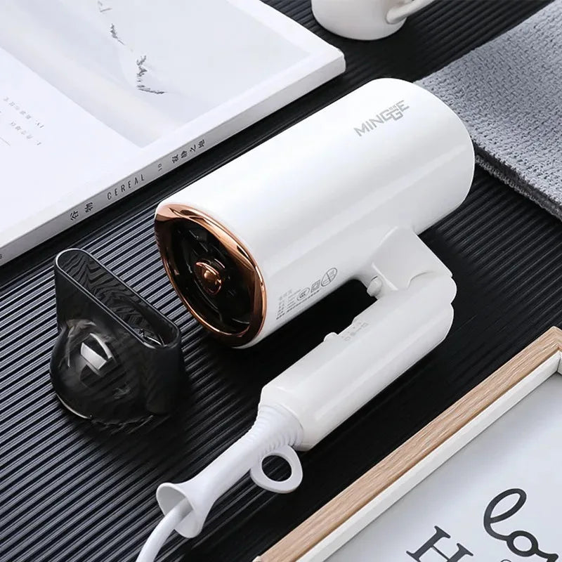 Hair Dryer 1800W Popular Foldable Hair Dryer Blue Light Negative Ion Super Silent
