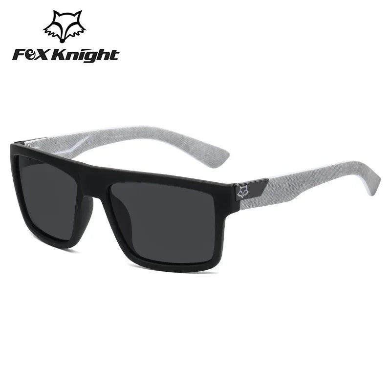 Fox New JV Knight Brand Square Sunglasses Women Men High Quality Glasses Outdoor Riding Fishing Sun Glasses Retro Shades Uv400