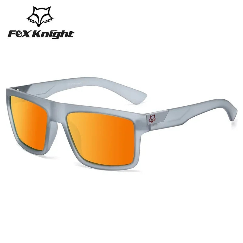 Fox New JV Knight Brand Square Sunglasses Women Men High Quality Glasses Outdoor Riding Fishing Sun Glasses Retro Shades Uv400