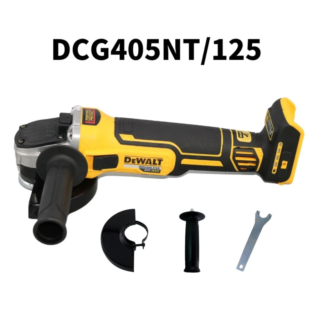 Dewalt DCG405 125/100MM 9000RPM Brushless Angle Grinder Cordless Cutting Machine Impact Polisher Machine For Dewalt 20V Battery