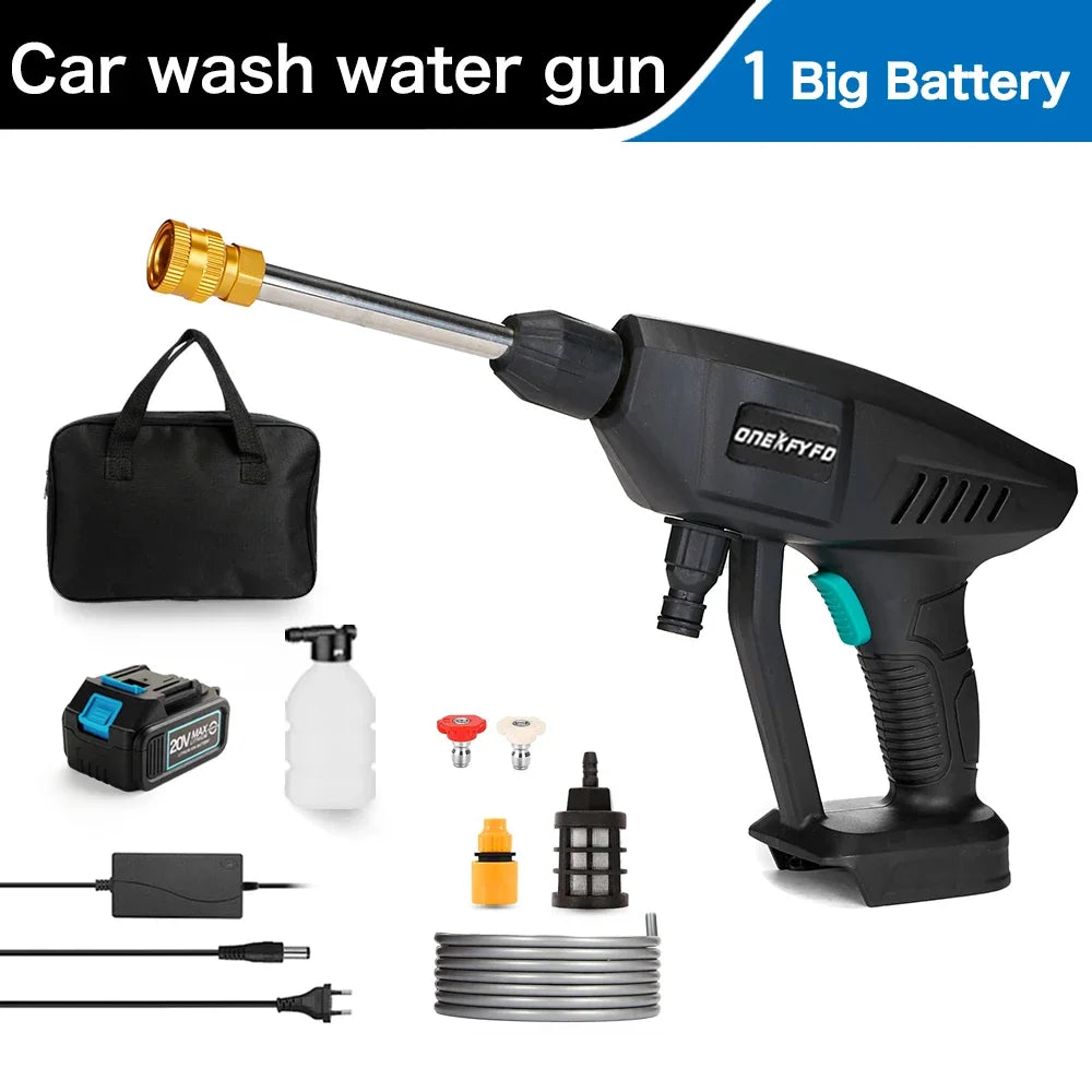 Makita Compatible 18V JV High Pressure Mini Washing Rechargeable Spray Water Gun Car Battery Washing Machine for Makita 18v Battery