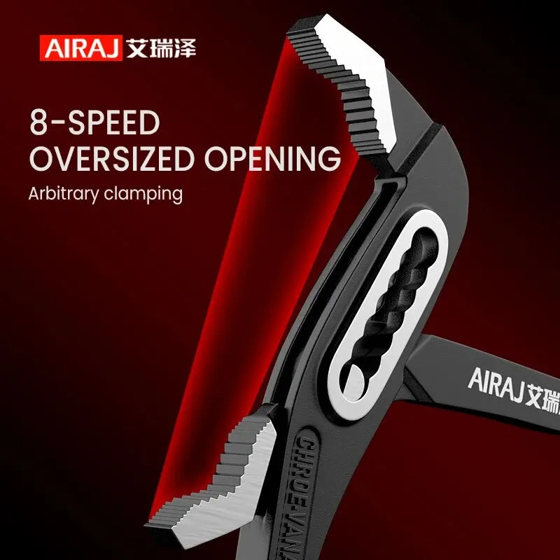 AIRAJ 8", 10" & 12" Adjustable Pliers – Grip Big, Work Smart
