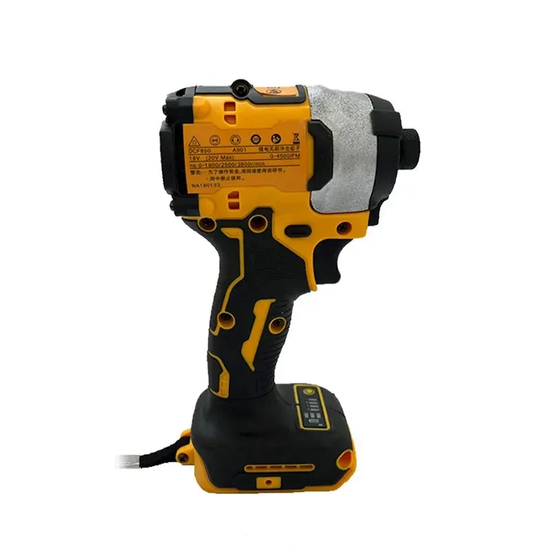 DEWALT 18V DCF850 205N.m Brushless Impact Driver Cordless Screwdriver 20V Rechargeable Electric Impact Drill Power Tools