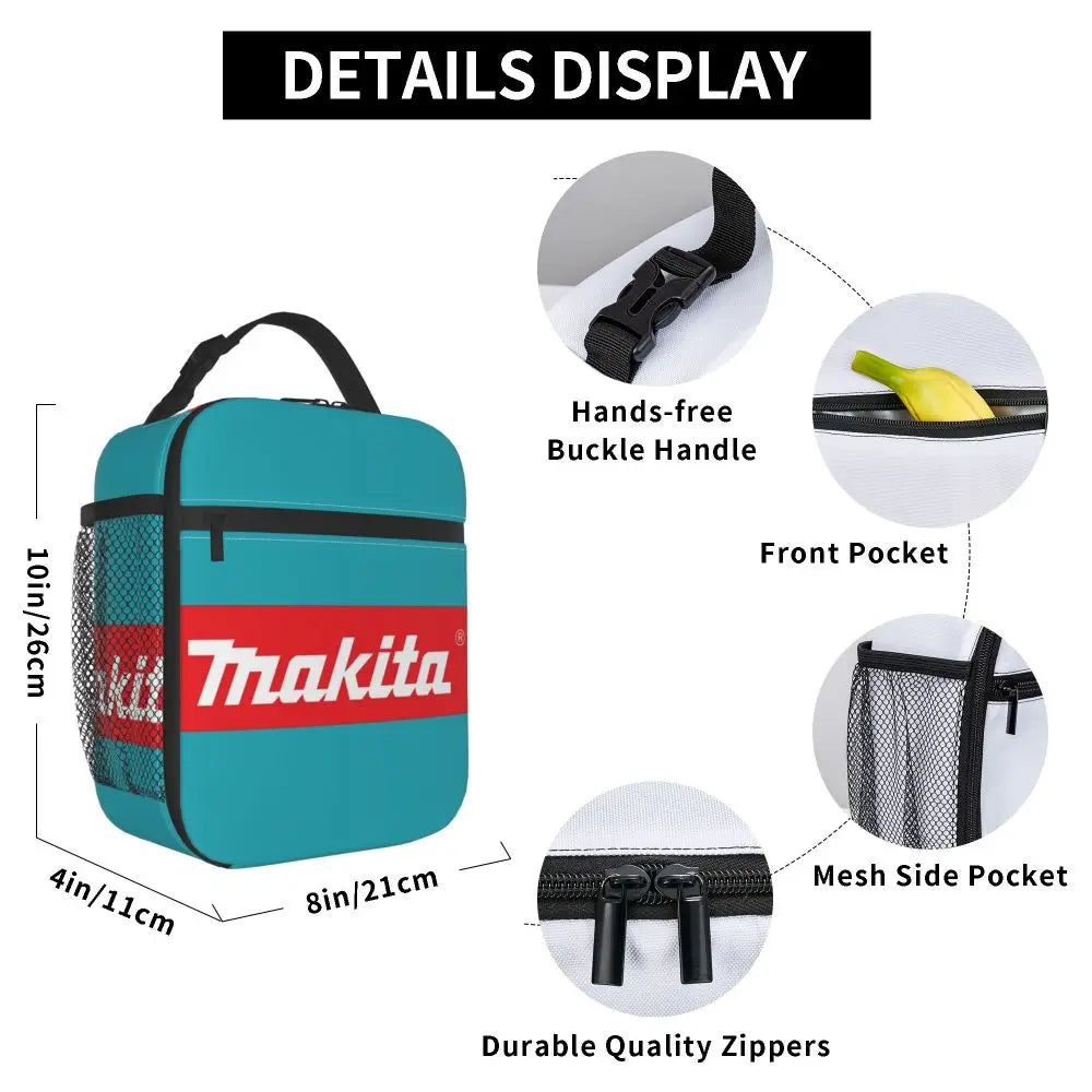Makita lunch bag Picnic Storage Food Boxes Portable Container Cooler Thermal Lunch Box Tote