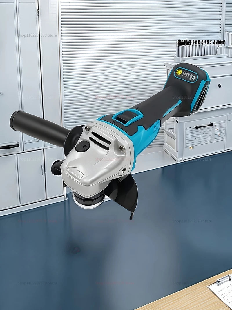 Makita Compatible 125mm Brushless Angle Grinder Cordless Li-ion Battery Powered for Cutting Polishing Grinding Compatible with Makita 18V tools