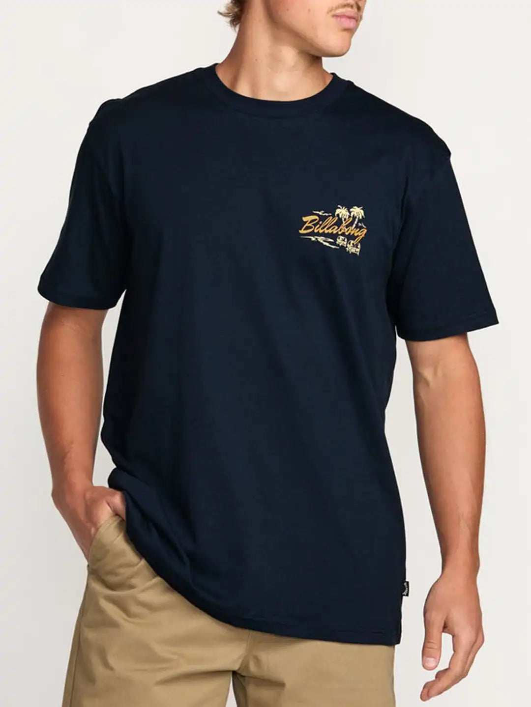 Billabong JV Summer Men's T-Shirt Selling Rip Live The Search Beauty Curl Logo Amazing Quality Pure Cotton White Top Tees Male New T-Shirt