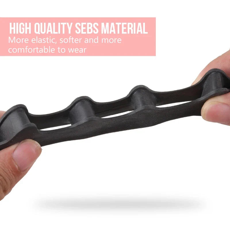 Silicone Toe Separator, Bunion Corrector Toe Spacers to Correct Bunions Toe Straightener Toe Stretcher Gel Toe Separators