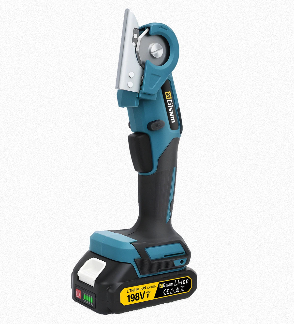 Makita Compatible 18V Gisam Cordless Carpet Scissors Multi Functional Pruner Round Knife Cutting Cloth Scissors Power Tool For makita 18v battery pins
